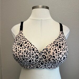 Torrid Cheetah Print Dream Wire Free Bra - New - Size 38G